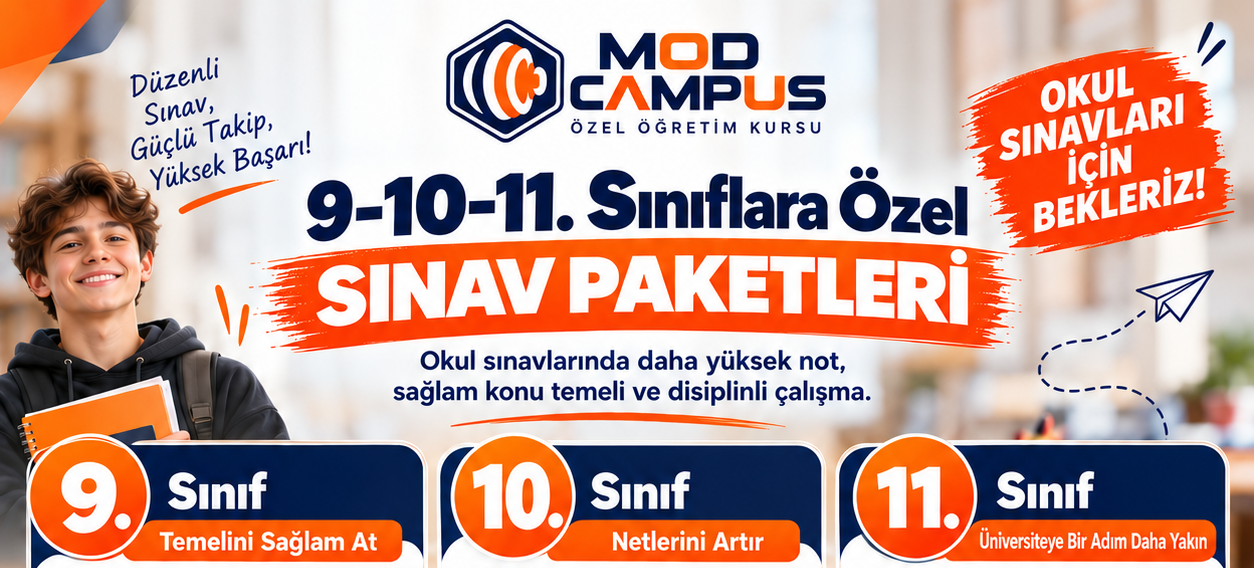 Okul Sınavlarına Hazırlık Destek Paketleri